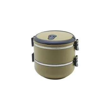 Kahverengi 2li Sefer Tası Saklama Kabı 1.2lt