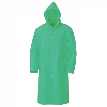 Kapşonlu Cepli Lüx Yağmurluk Haki Yeşil - Standart Beden 2xl