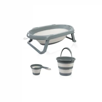  Katlanır Banyo 3Lü Küvet Seti 765 Antrasit