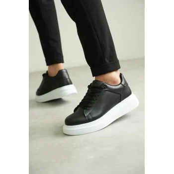 KB-B2 Kuback Siyah Cilt Günlük Erkek Ayakkabı