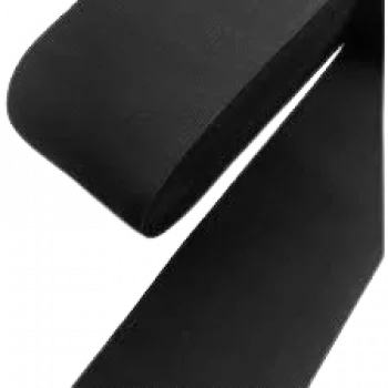 Kemer Paça Lastik 2cm Siyah 10mt