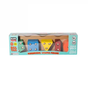 KM5656 Ahşap Beşli Bultak -Kumtoys