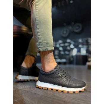 Knack Günlük Ayakkabı 002 Kapitone Siyah