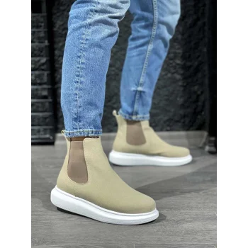 Knack Yüksek Taban Ayakkabı 111 Vizon Süet