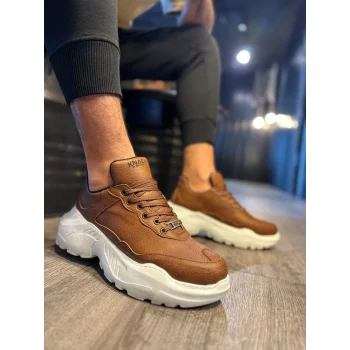 Knack Yüksek Taban Günlük Ayakkabı N75 Taba