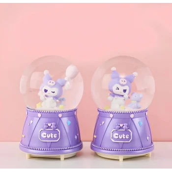 Kuromi Işıklı Müzikli Kar Küresi Orta Boy Alk3118