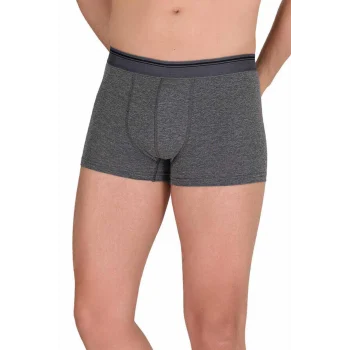 Likralı Erkek Boxer Şort Füme 1097B