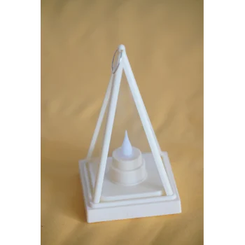 Lotus Dekoratif Sarı Ledli Mum