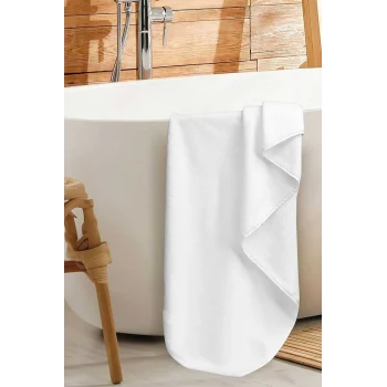 Luxury Hotel 90x150 cm &#37;100 Pamuk Banyo Havlusu  Gramajlı Beyaz