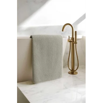 Luxury Hotel 90x150 cm &#37;100 Pamuk Banyo Havlusu  Gramajlı Gri