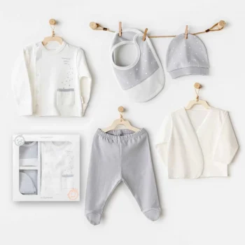 Luz&Pos Andywawa Ac25700 Mommys Little Star 5li Hastane Çıkışı Ekru