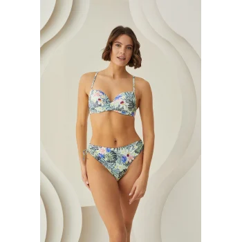 Luz&Pos Arias Closet Çiçek Desenli Kaplı Bikini Takımı