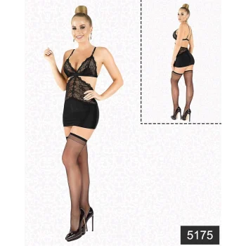 Luz&Pos Arias Closet Likralı Saten Babydoll