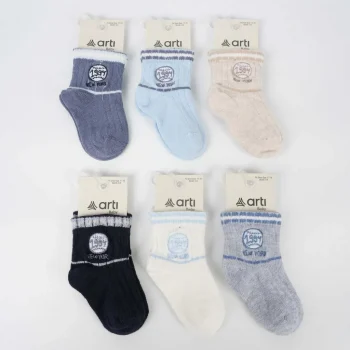Luz&Pos Artı Teori Aks Erkek Bebek Soket Çorap 450205 Asorti