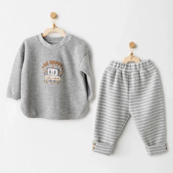 Luz&Pos Casual 2li Takım Grey