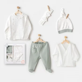 Luz&Pos Cute Bear Friends 5li Hastane Çıkışı Green