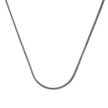 Luz&Pos ​gümüş 2 Mm Tilki Kuyruğu 65 Cm Zincir