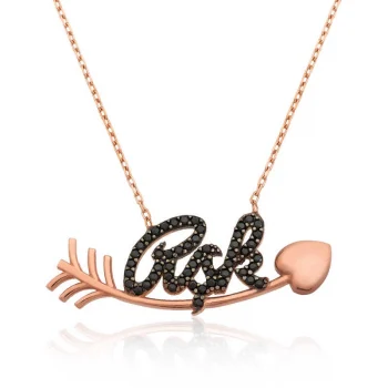 Luz&Pos Gümüş Kalbe Giden Aşk Kolye