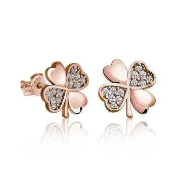 Luz&Pos Gümüş Yonca Kadın Küpe