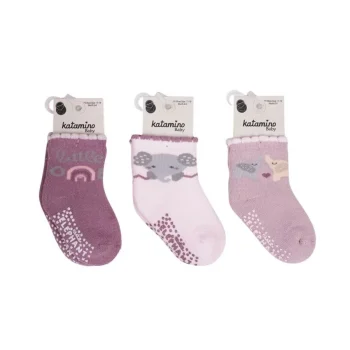 Luz&Pos Katamino Mirselin Absli Havlu Kız Bebek Soket Çorap K45892 Asorti