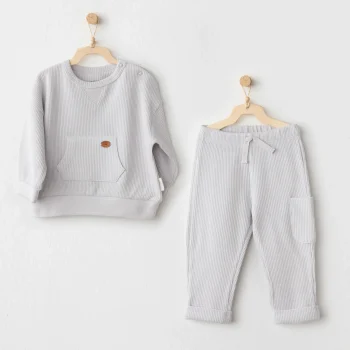 Luz&Pos Mummy S Snuggle Saurus 2li Takım Grey