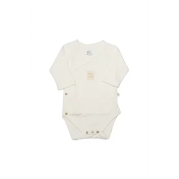 Luz&Pos Organic Modal Flying Balloons Kruvaze Uzun Kol Body Bs17121 Ekru