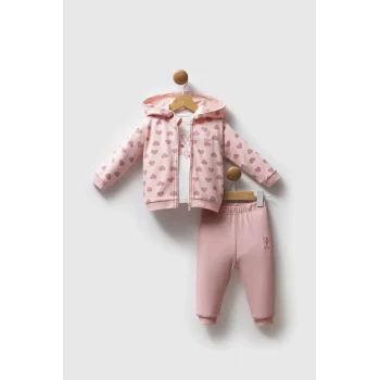 Luz&Pos U.s. Polo Assn 3lü Takım Usb2712 Açık Pembe