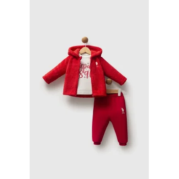 Luz&Pos U.s. Polo Assn 3lü Takım Usb2732 Kırmızı