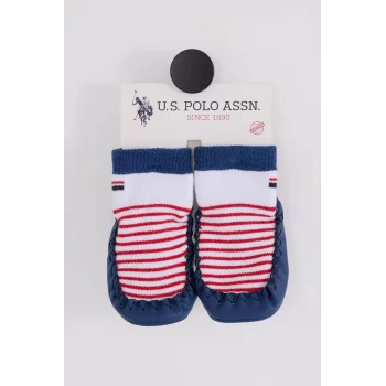 Luz&Pos U.s. Polo Assn Çarık Çorap Usb2600 Beyaz-lacivert