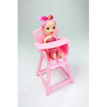 Mama Sandalyeli Parmak Bebek 16 cm