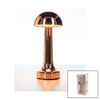 Mantar Masa Lambası Dokunmatik - Renkli Usb Şarjlı 3 Fonksiyonlu 5w - 50-60hz