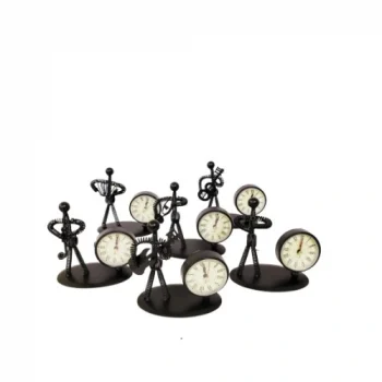 Metal Adam Masaüstü Saat