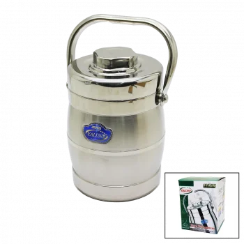 Metal Kova 3lü Sefer Tası Saklama Kabı 1.6lt