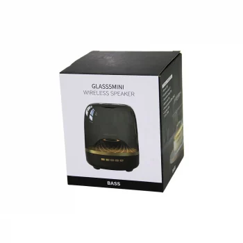 Mika Kristal Fanus Model   Wireless   Usb Şarjlı  Speaker Hoparlör  Rgb Işıklı   Aux - Tf - Dc5v