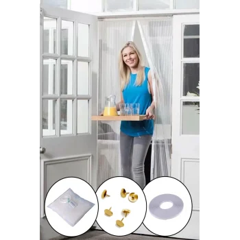 Mıknatıslı Kapı Sinekliği Tül Perde 105 X 210 Cm