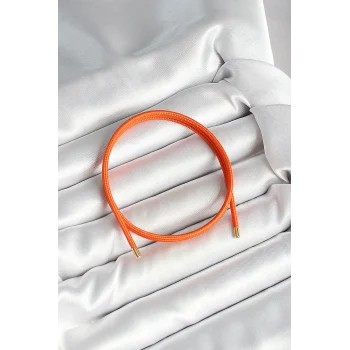 Mıknatıslı Turuncu Renk Sarmal Kadın Bileklik