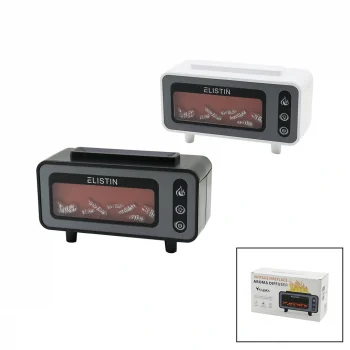 Mini Şömine 200ml Usb Şarjlı - Işıklı Hava Nemlendirici Buhar Makine - Koku Giderici 4.5w