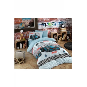 Mira Home Tek Kişilik Genç Erkek Çocuk Nevresim Takımı Race