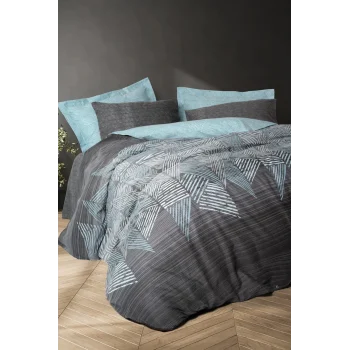 Modern Çift Kişilik Nevresim Takımı Arel Antrasit