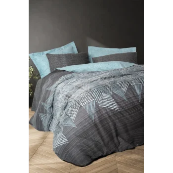 Modern Tek Kişilik Nevresim Takımı Arel Antrasit