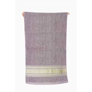 Nayra &#37;100 Pamuklu Banyo Havlusu 70x140 Cm Mor