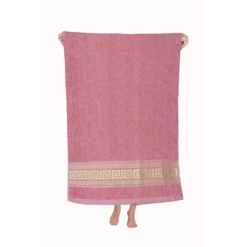 Nayra &#37;100 Pamuklu Banyo Havlusu 70x140 Cm Pembe