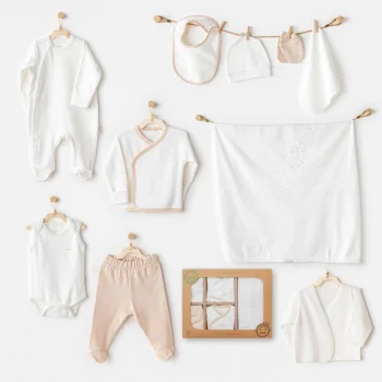 NessiWorld AC25731 Organic Line 10Lu Hastane Çıkışı Ekru