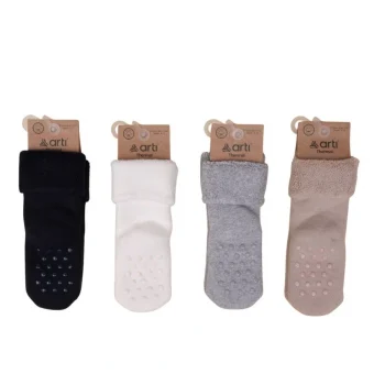Artı Çaça Katlamalı Absli Erkek Bebek Havlu Soket Çorap K42259 ADET FİYATIDIR