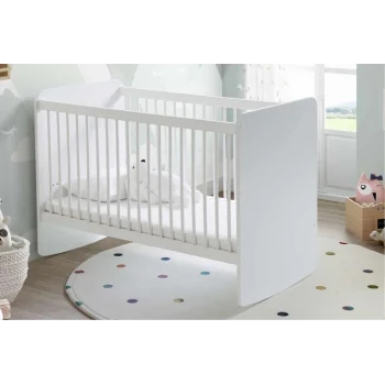 Pratik Kademeli Sallanır Beşik 60x120 Beyaz