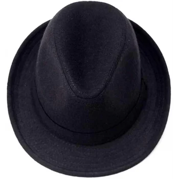 Çocuk Boy Siyah Kumaş Fötr Şapka Gösteri Şapkası Michael Jackson Şapkası 54 No NessiWorld