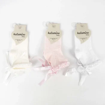 NessiWorld Oben Aks. Kız Bebek Soket Çorap K48019 (ADET FİYATIDIR)