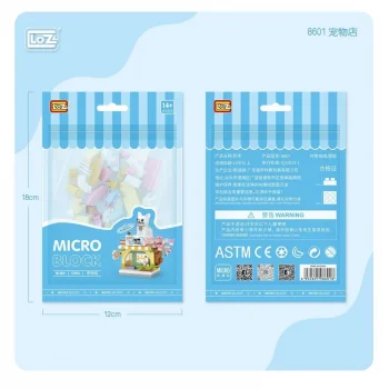 LZ8601 NessiWorld Blok Oyuncak Poşet -Vagonlife