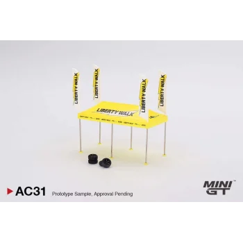 NessiWorld GT 1/64 Paddock Service Tent Set - LB Racing