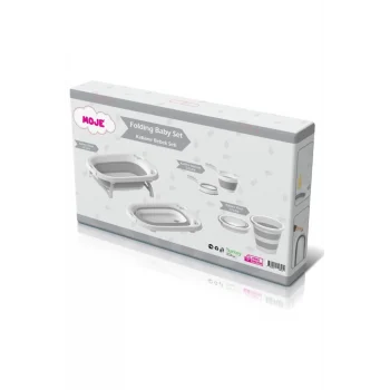 Katlanır Küvet Seti Gri